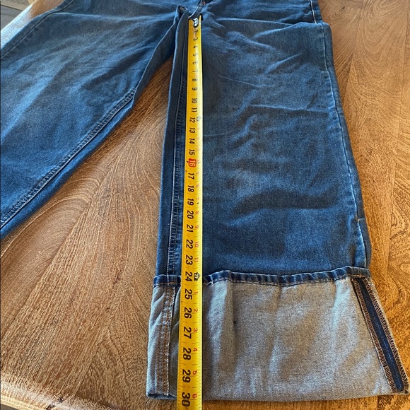 Wide Cuff, High Rise Jeans - Picture 5 of 12
